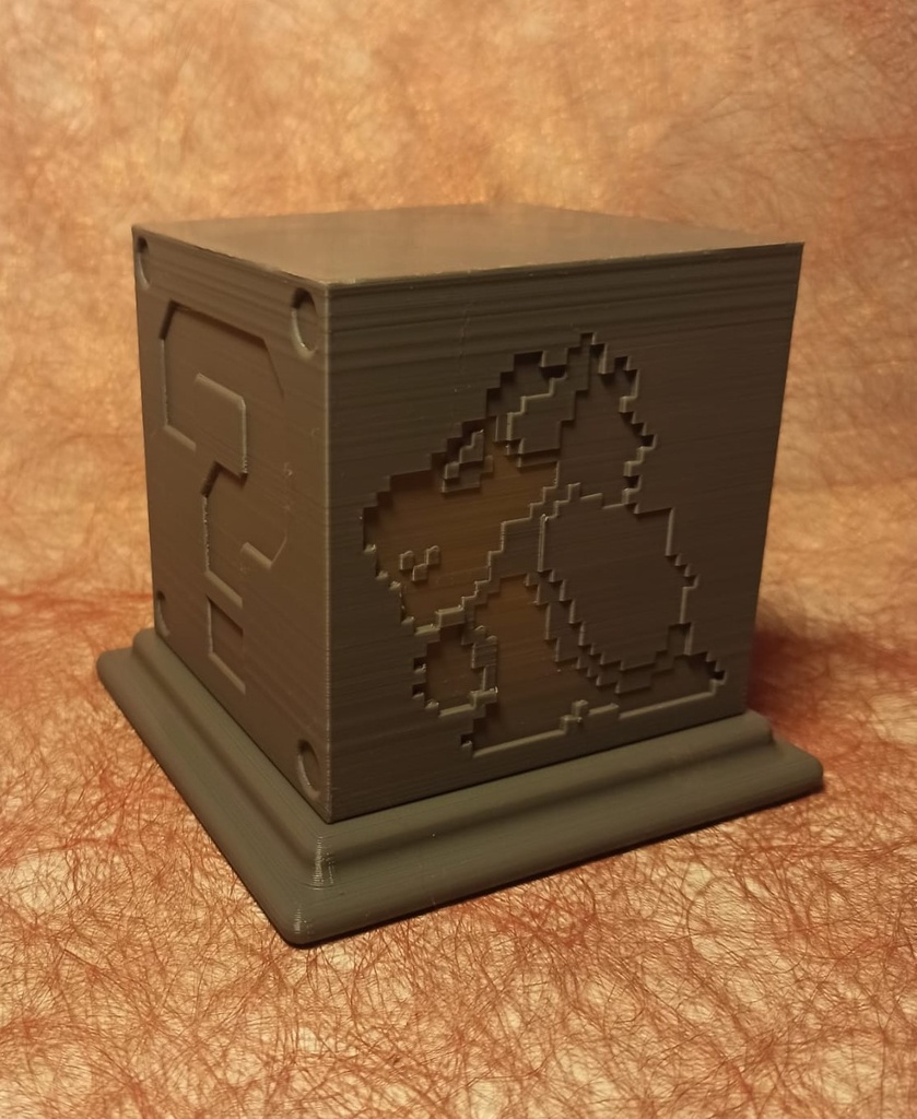 Bougeoir Mario à personnaliser (Blanc, Mario)