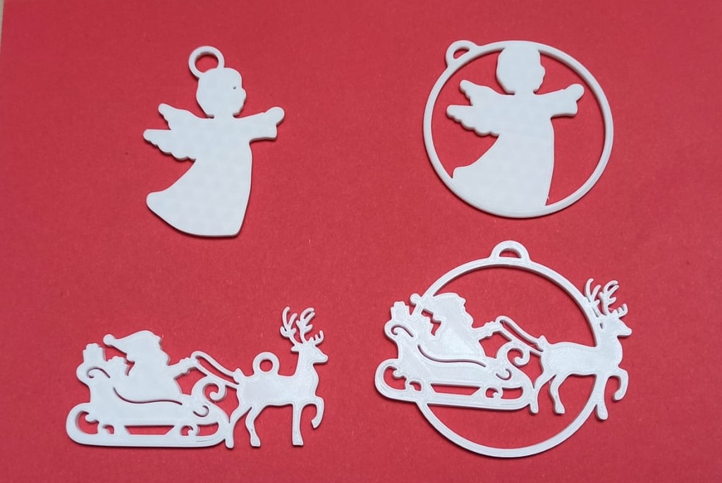 Décoration Noël (Blanc, Ange, Avec)