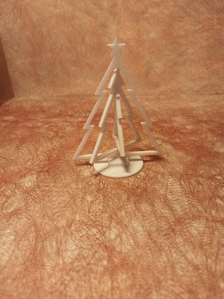 Sapin qui tourne (Blanc)