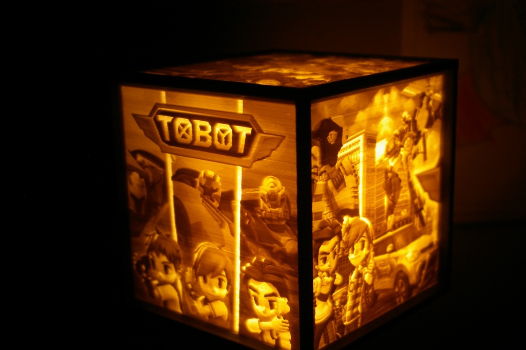 Abat-jour Tobot (Blanc, Tobot)